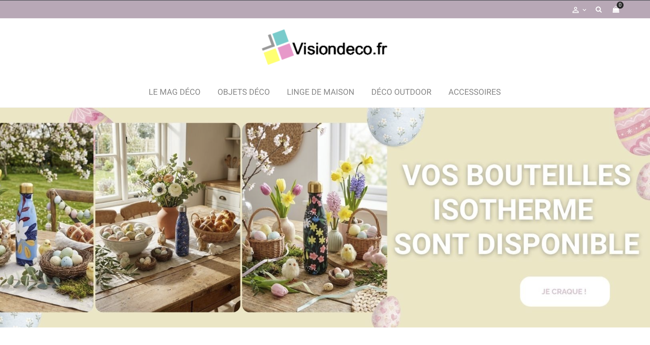 Site internet vision deco