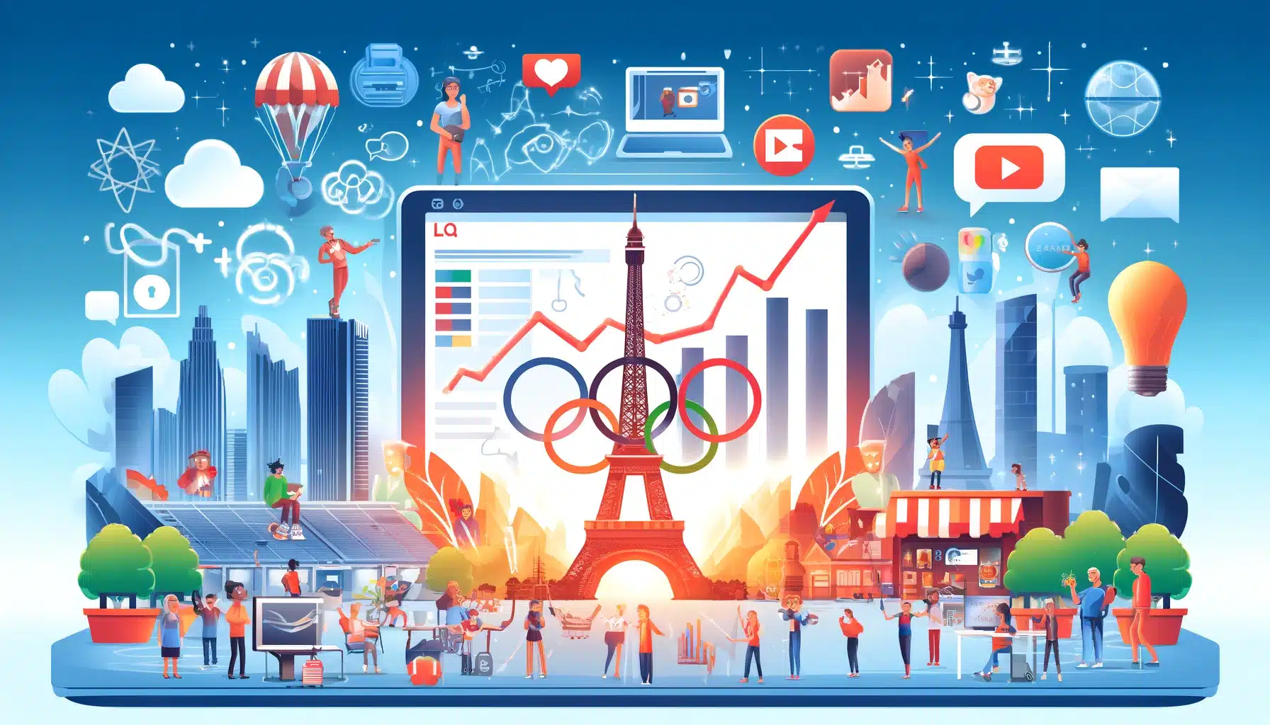 Comment développer la visibilité sur internet de son entreprise avec les jeux olympiques 2024 à Paris