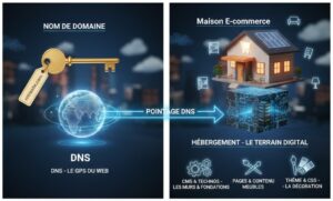 DNS nom de domaine hebergement en ecommerce