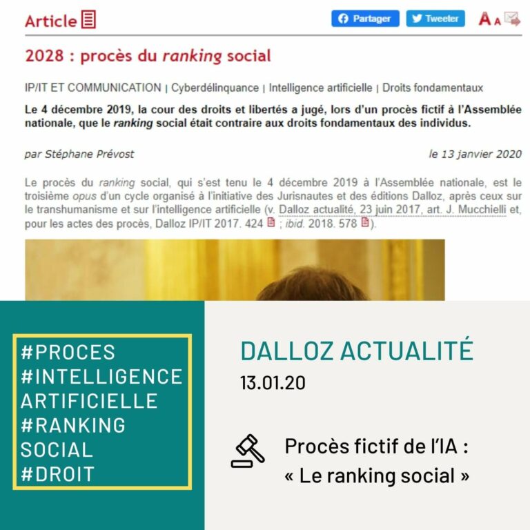 Procès ranking social