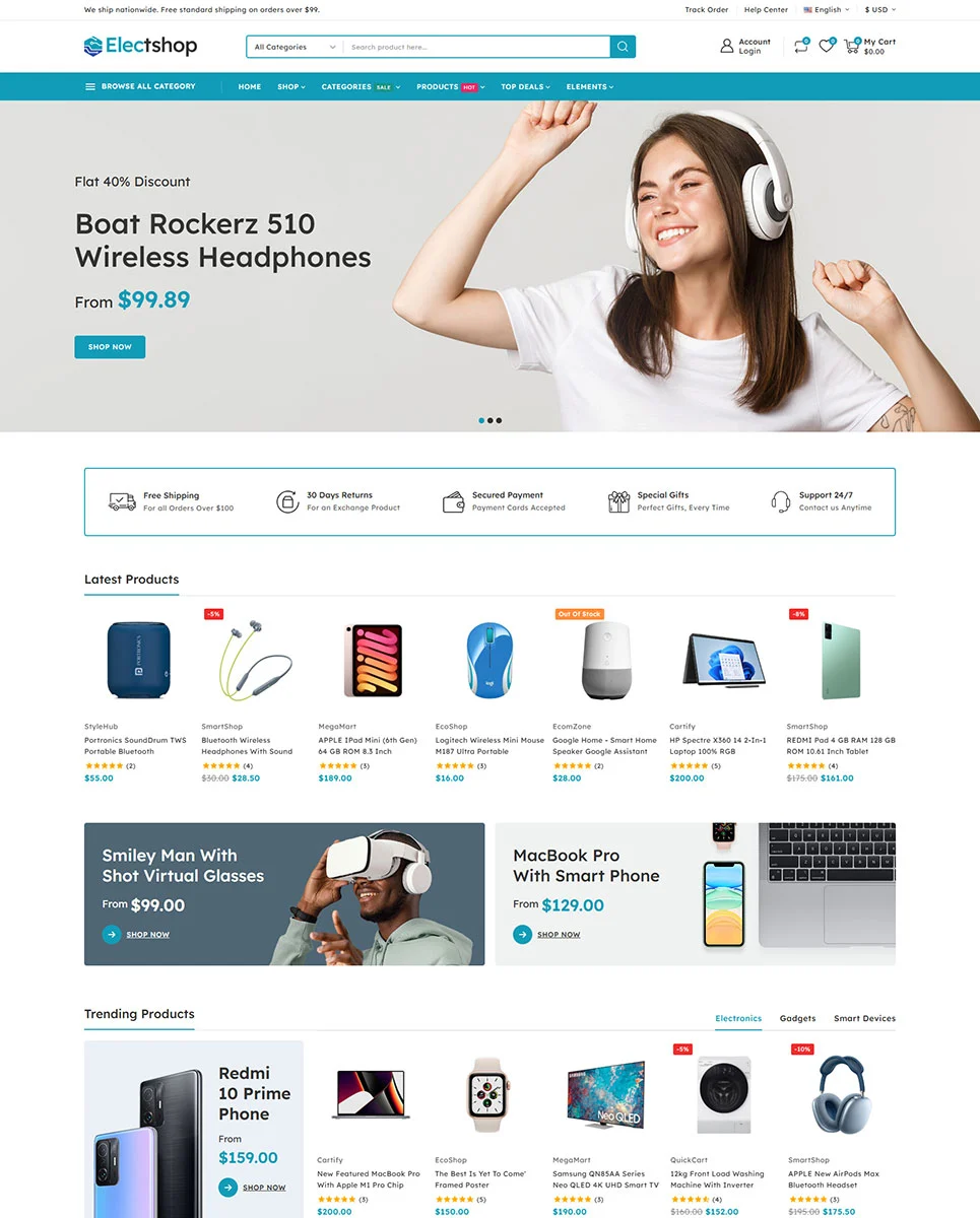 meilleur theme payant prestashop electshop