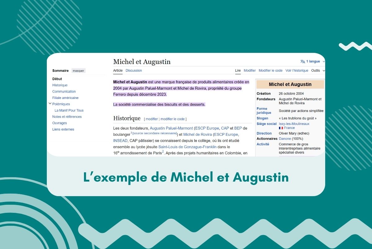 Exemple Michel et Augustin storytelling