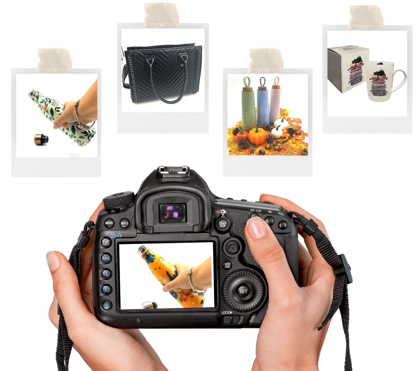 Pack de 20 photos optimisées pour vos produits en ligne (site e-commerce et place de marché).