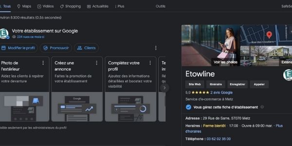 Google Business Profile - etowline