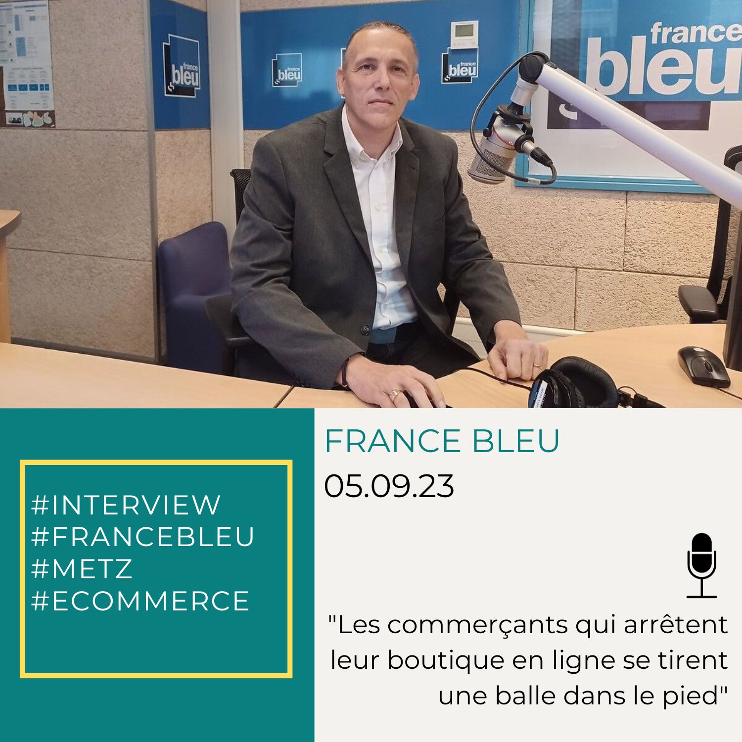 Interview France Bleu - Etowline 050923