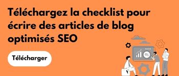 checklist articles de blog optimisés seo
