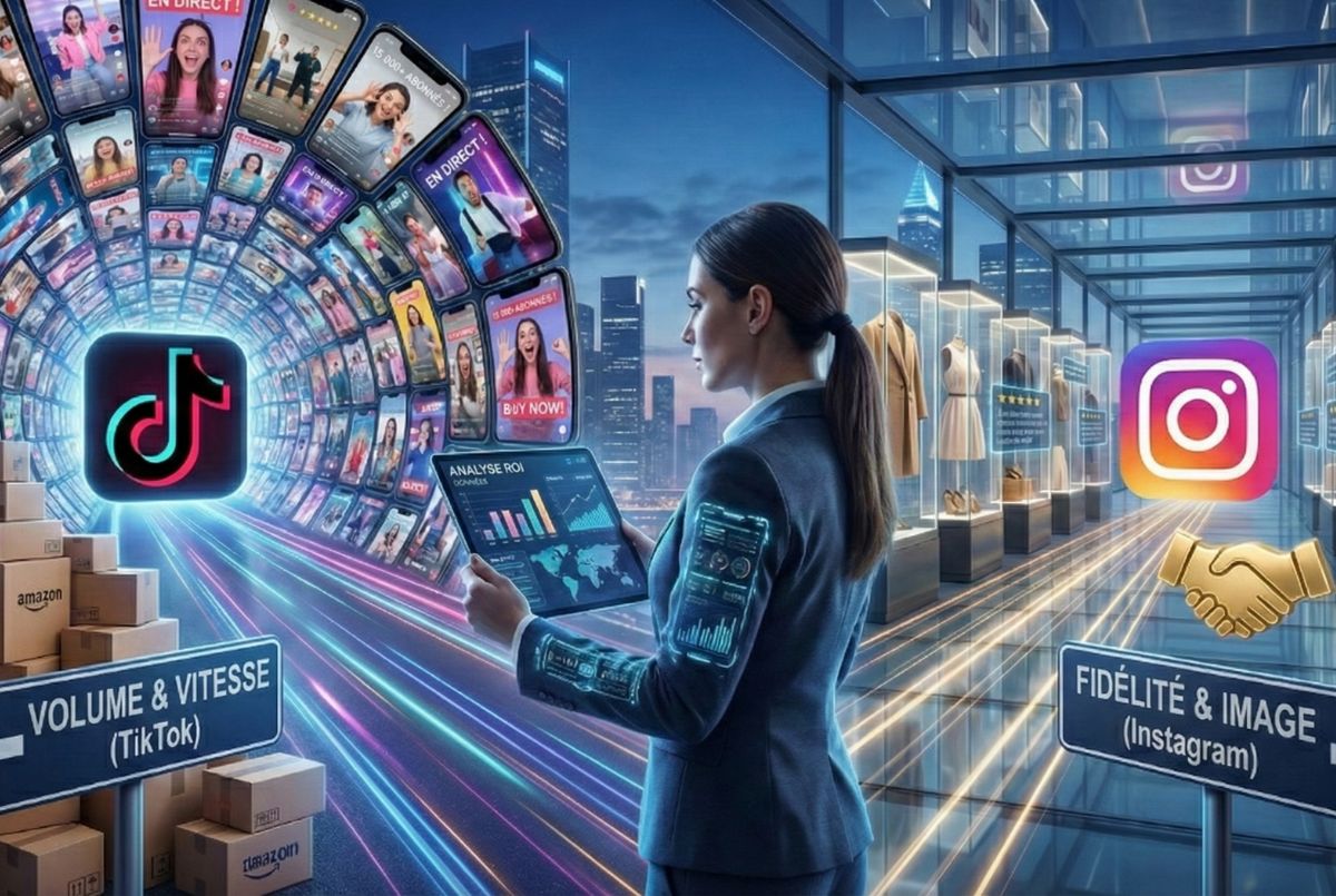 TikTok VS Insta shop