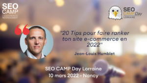 seocamp lorraine conference e-commerce JL HUMBLET ETOWLINE