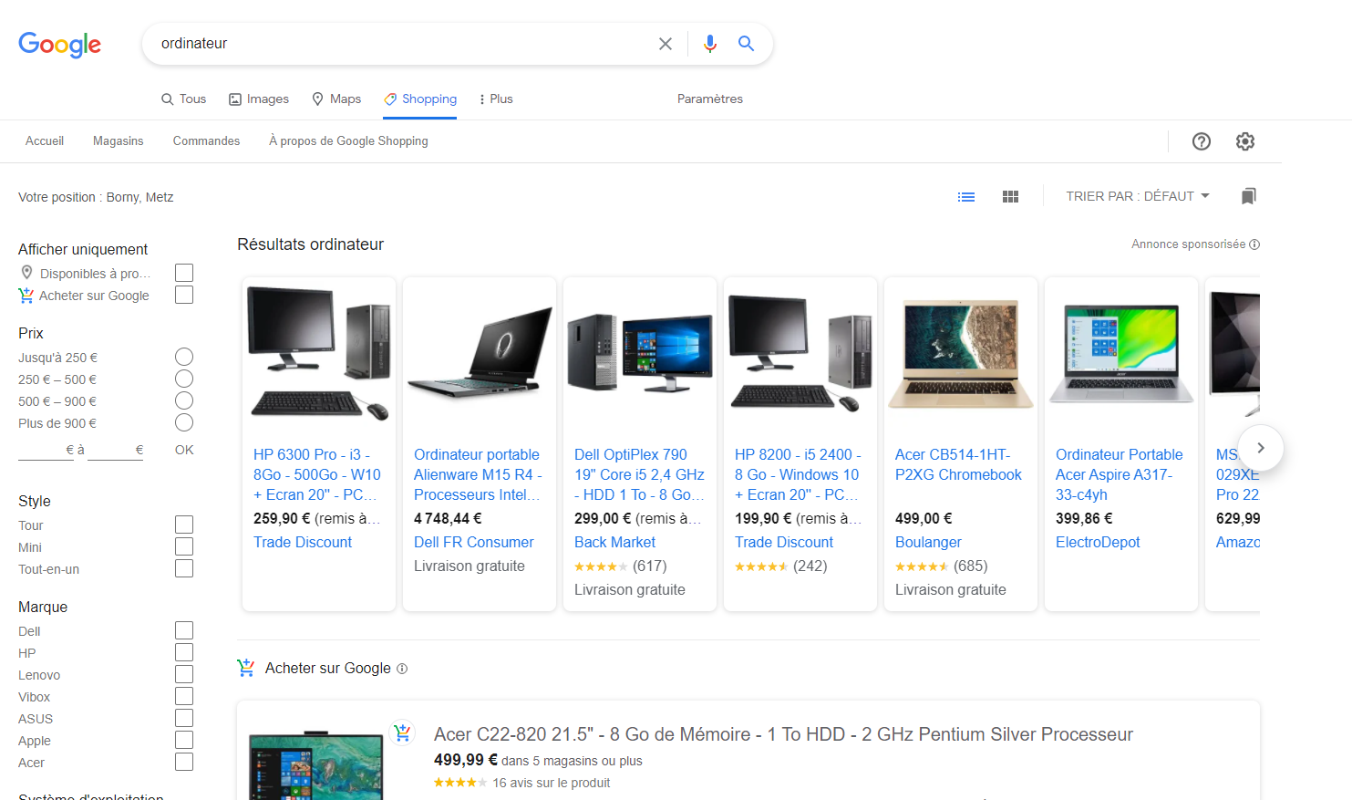 Etowline - Comment fonctionne Google Shopping ?