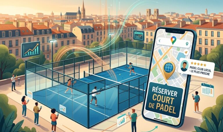 comment rendre cours padel visible en local