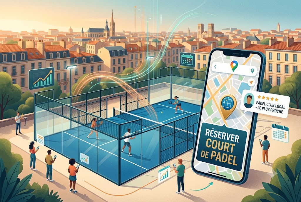 comment rendre cours padel visible en local