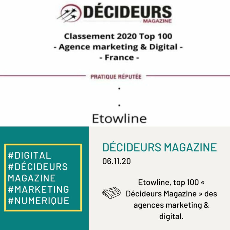 Décideurs magazine marketing et digital