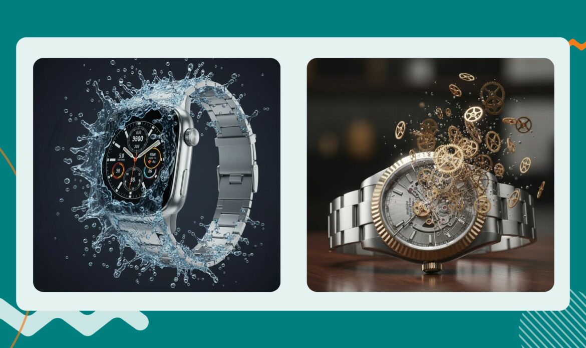 Effet 3D sur des montres -Etowline