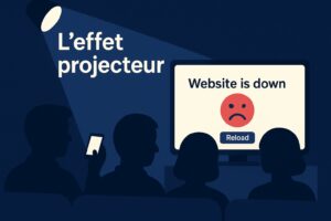 effet projecteur visibilite site internet television