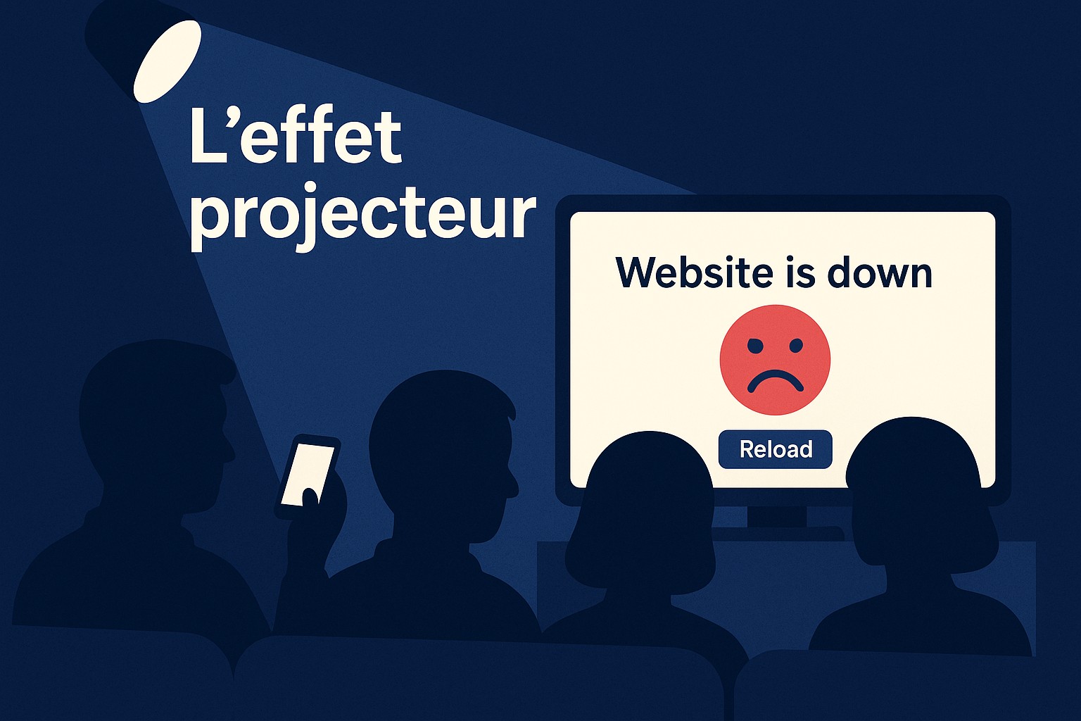 effet projecteur visibilite site internet television