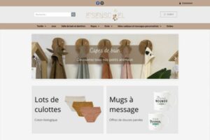 création de site esenscielstore