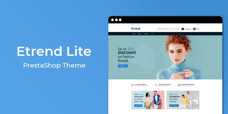 meilleur theme gratuit prestashop etrend lite