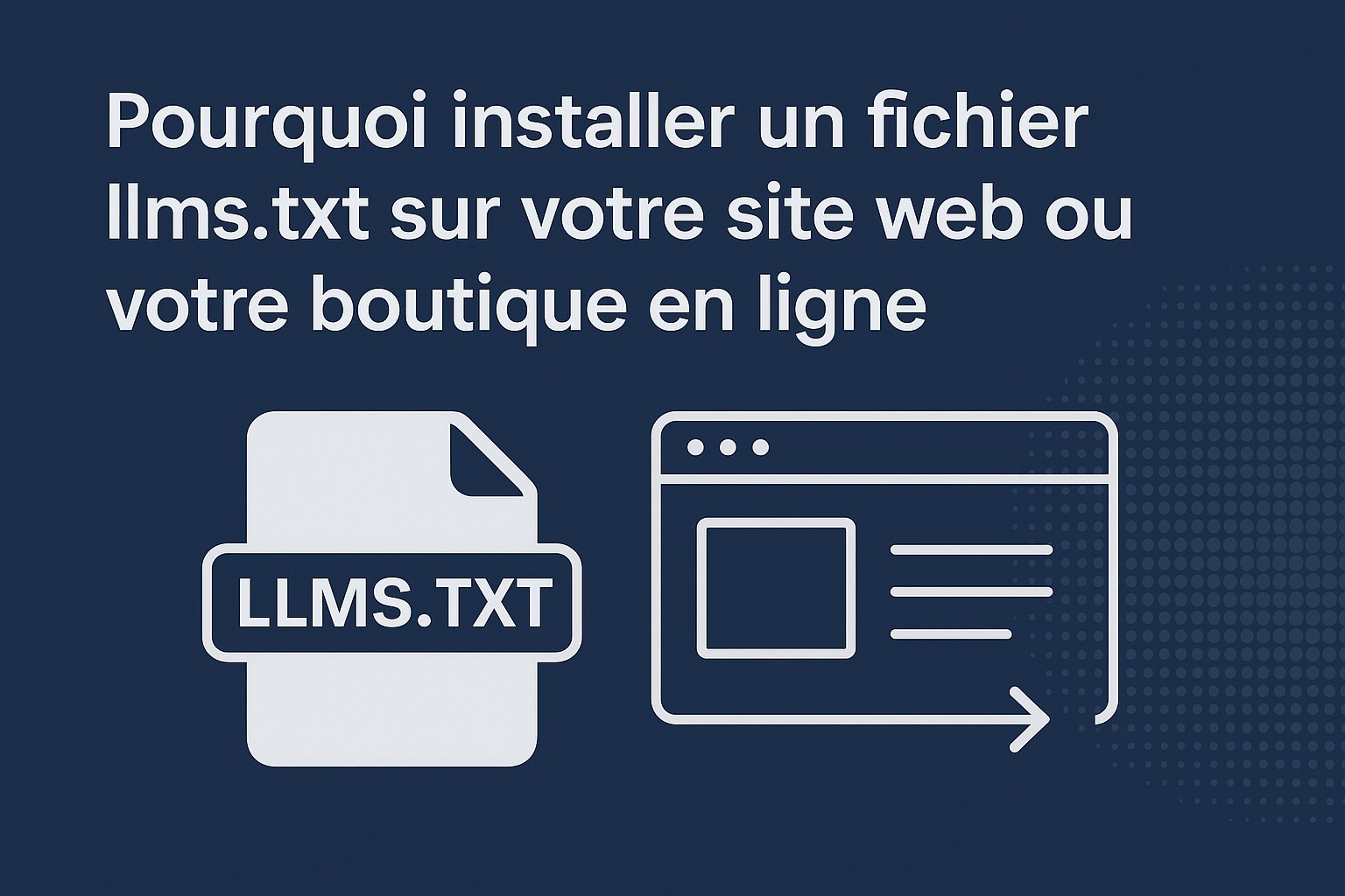 fichier llms txt site internet IA