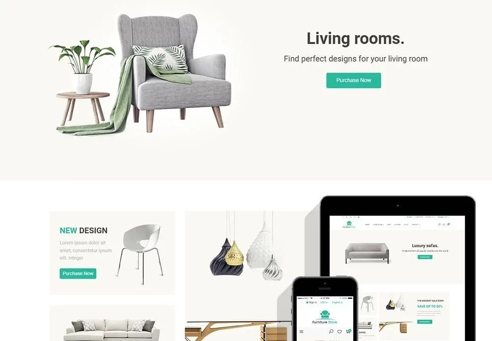 meilleur thème prestashop gratuit furniture store