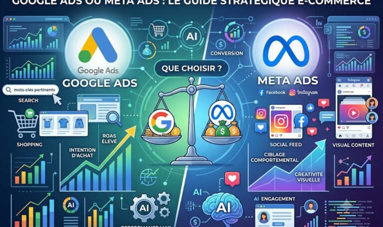 google ads meta ads comparatif
