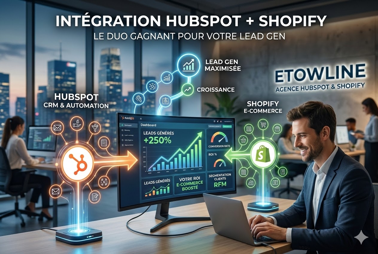 integration shopify et hubspot ecommerce