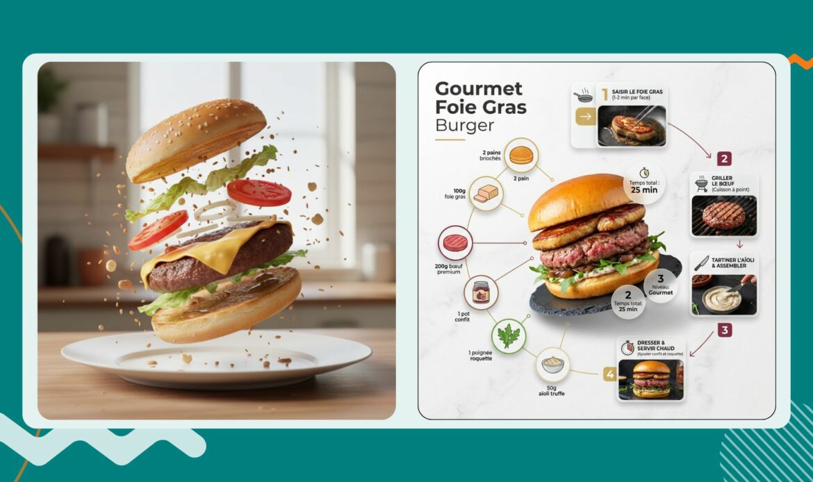 Mise en scène culinaire avec recette -Etowline