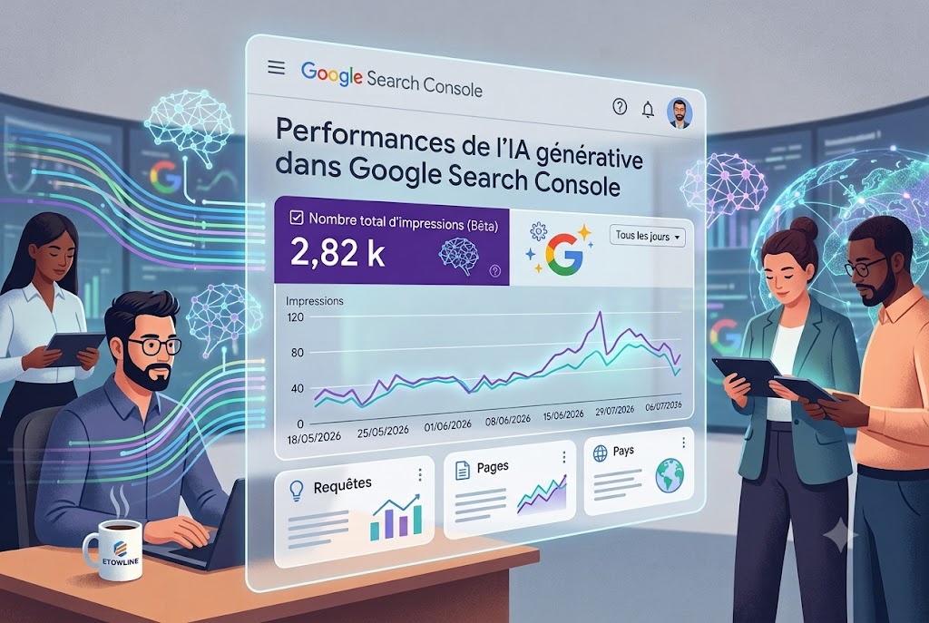 performance rapport IA Google search console