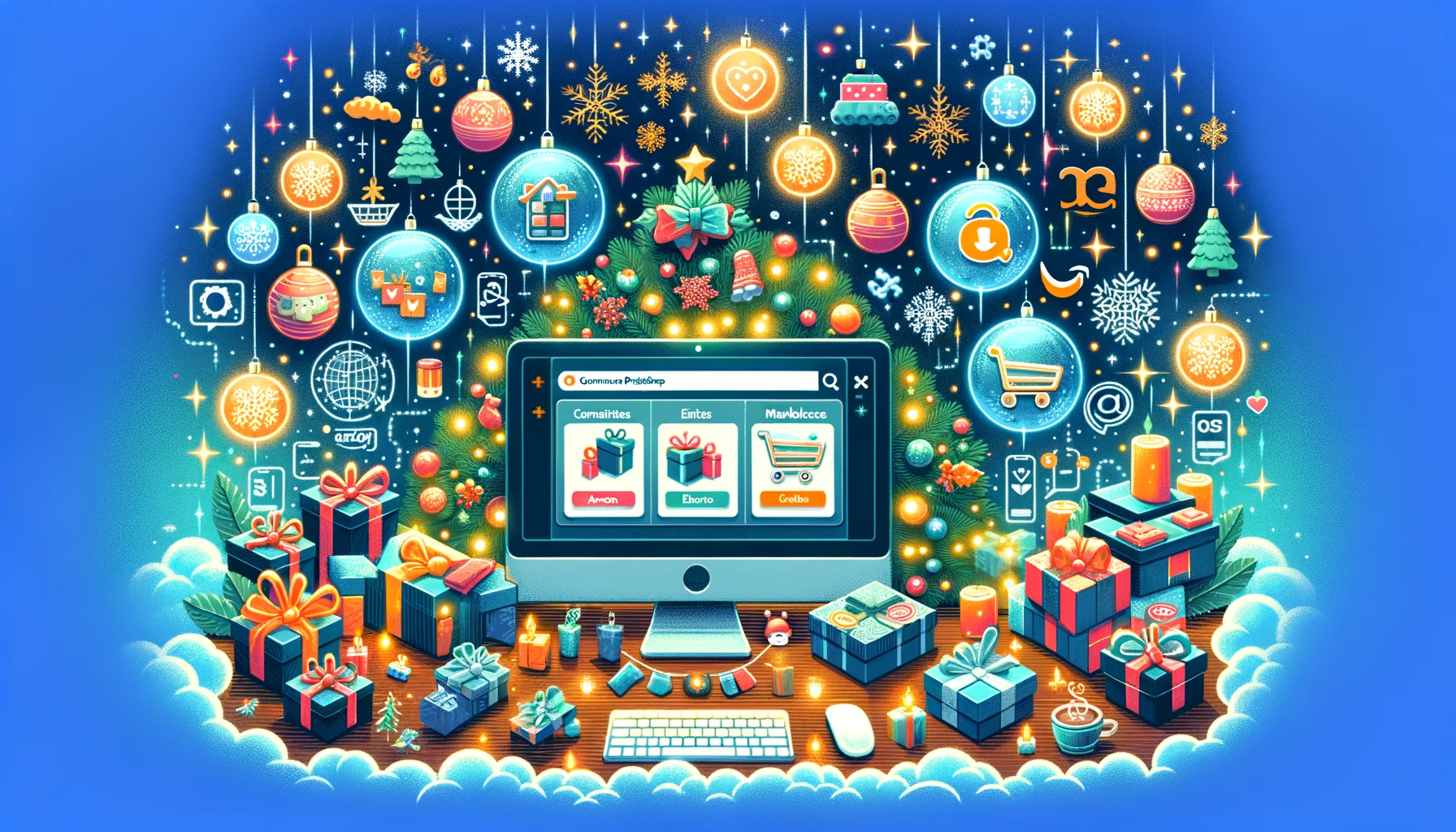préparation de Noël en connectant un site e-commerce à une marketplace
