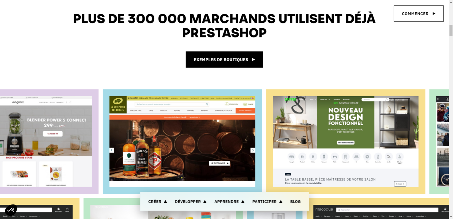 Plus de 300 000 marchands utilisent déjà PrestaShop / Etowline