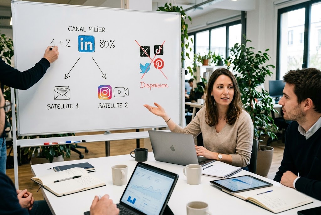 reseaux sociaux partout visible
