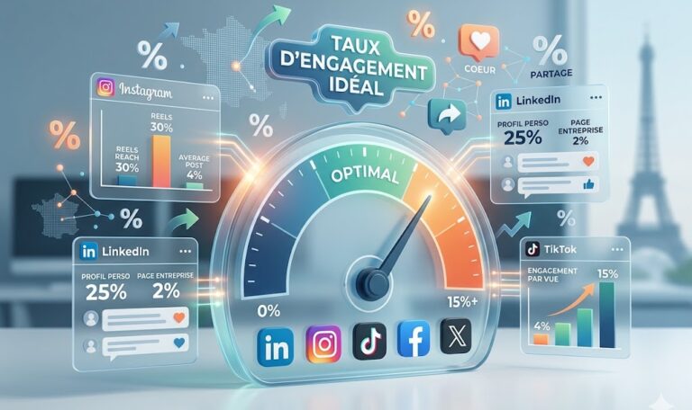 taux engagement reseaux sociaux france