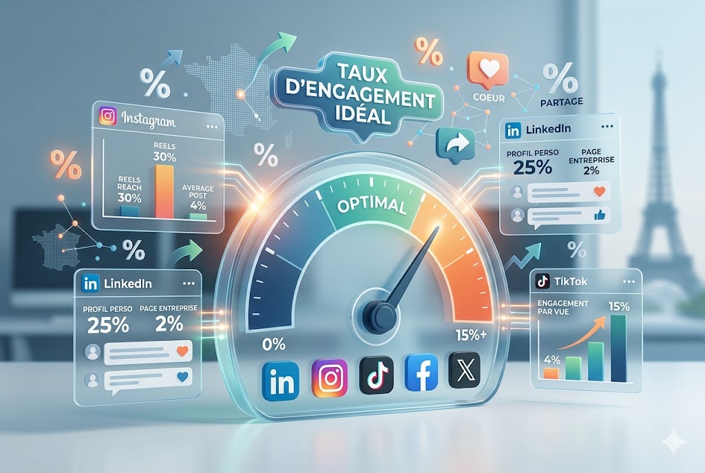taux engagement reseaux sociaux france