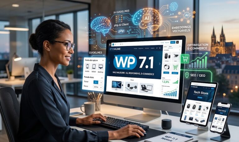 Nouveautés wordpress 7.1