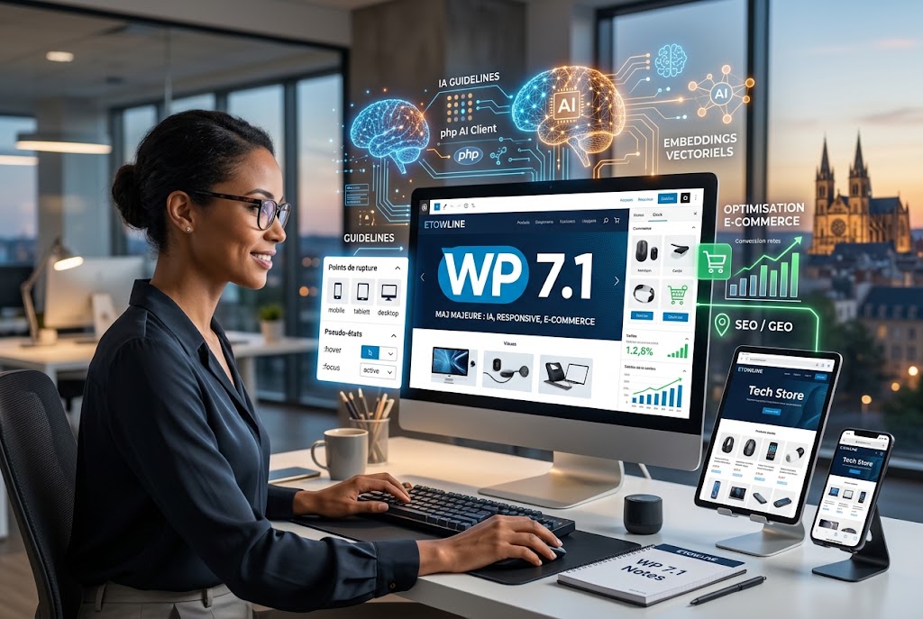 Nouveautés wordpress 7.1
